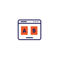 A/B testing icon